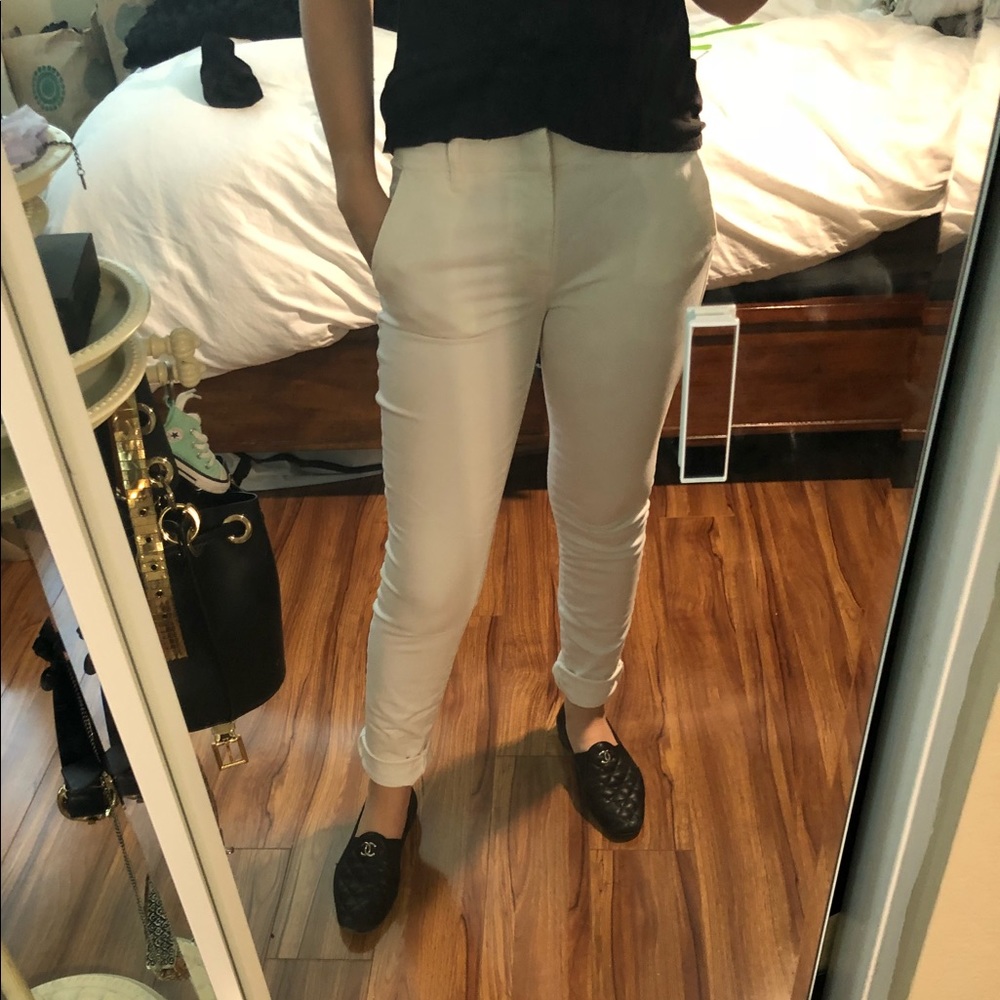 Vince White Soft Cotton Pant